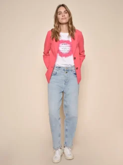 Adeline Adorn Jeans - Light Blue