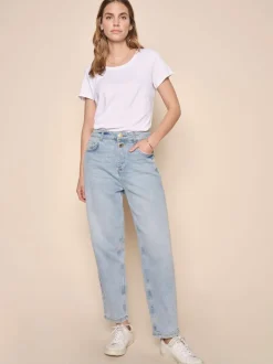 Adeline Adorn Jeans - Light Blue