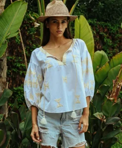 Aldgate Top - White/Gold