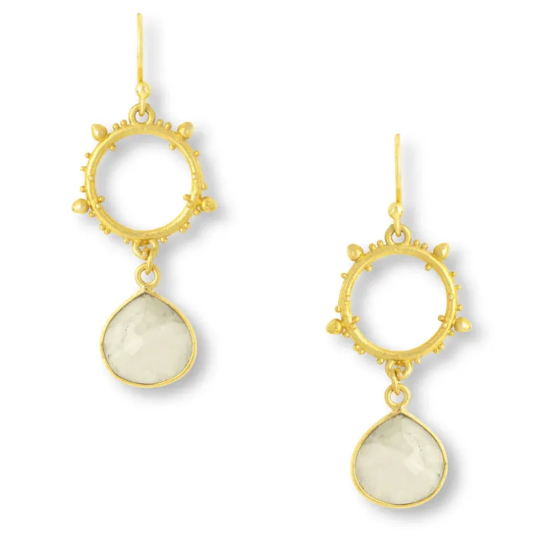 Allegra Moonstone Earrings