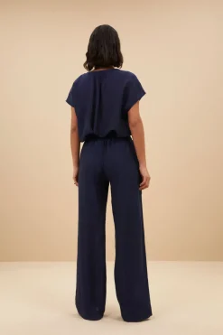 Amie Lurex Blouse - Midnight