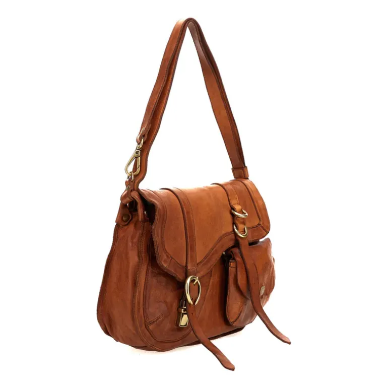 Arya Shoulder Bag - Cognac