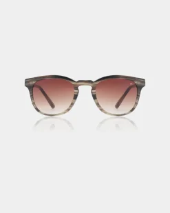 Bate Sunglasses - Striped Horn