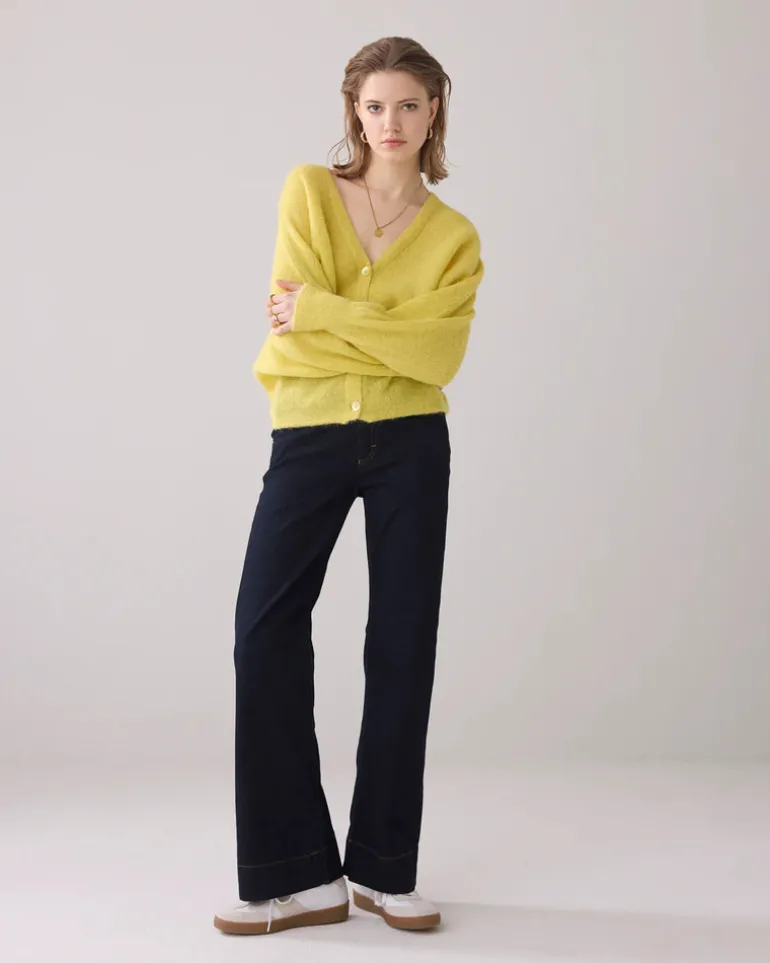 Batwing Cardi - Mimosa Yellow