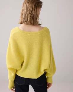 Batwing Cardi - Mimosa Yellow