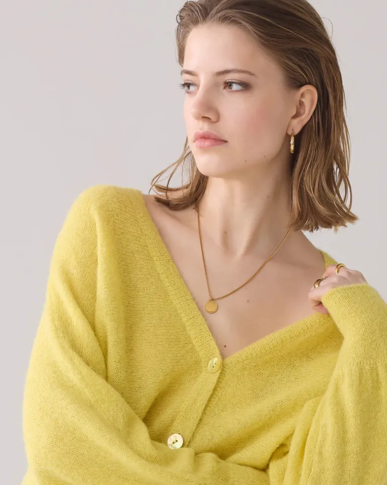 Batwing Cardi - Mimosa Yellow