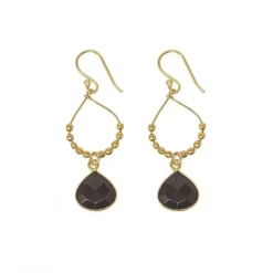 Bay Reef Earrings - Black Onyx