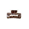 Berlin Crystal Hair Claw - Camel Leo