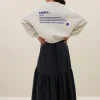 Bibi Dictionary Big Sweater - Light Grey Melee