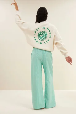 Bibi Disco Sweater - Oyster Melee