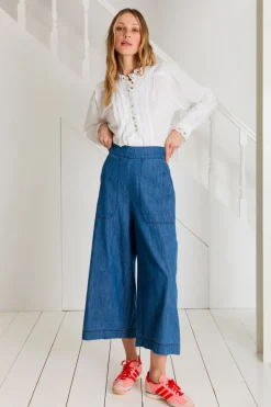 Bijou Organic Denim Trs - Mid Denim