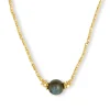 Bluebell Choker Necklace - Labradorite