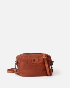 Boston Crossbody Bag - Tan