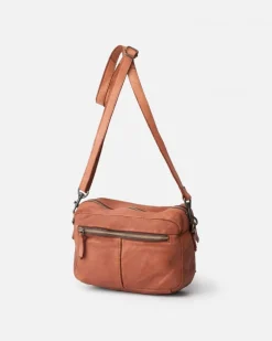 Boston Crossbody Bag - Tan