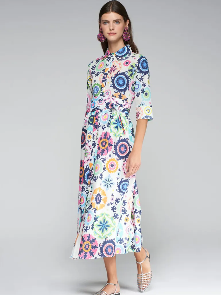 Brenda Dress - Suzani Multi