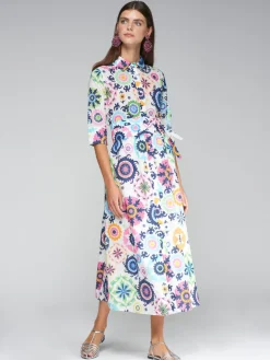 Brenda Dress - Suzani Multi