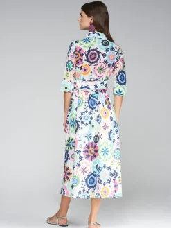 Brenda Dress - Suzani Multi