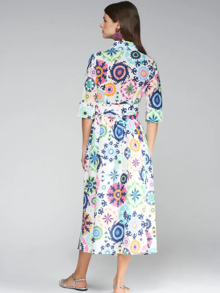 Brenda Dress - Suzani Multi
