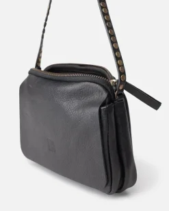 Brewton Front Flap Bag - Black