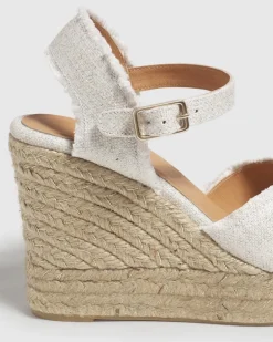 Bromelia Wedge - Blanco/Oro