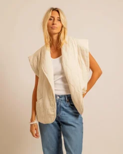 Brooklyn Gilet - Creme