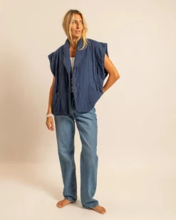 Brooklyn Gilet - Navy