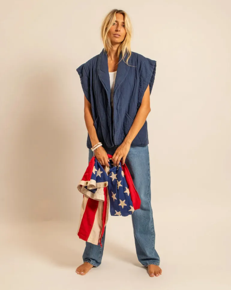 Brooklyn Gilet - Navy