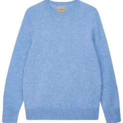 Brushed Crew - Blue Marl