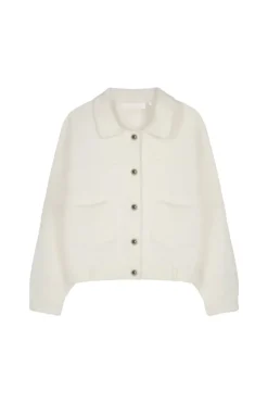 Bubbly Boxy Jacket - Snow White