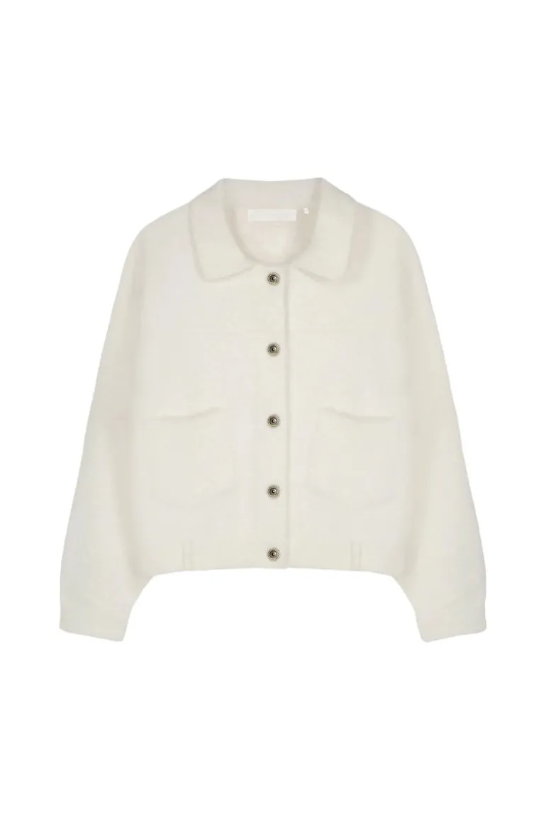 Bubbly Boxy Jacket - Snow White