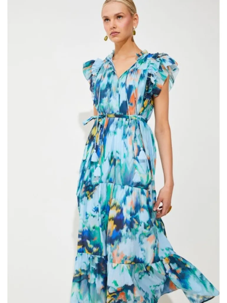 Calipso Dress - Turquoise