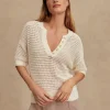 Callie Knit Top - Egret