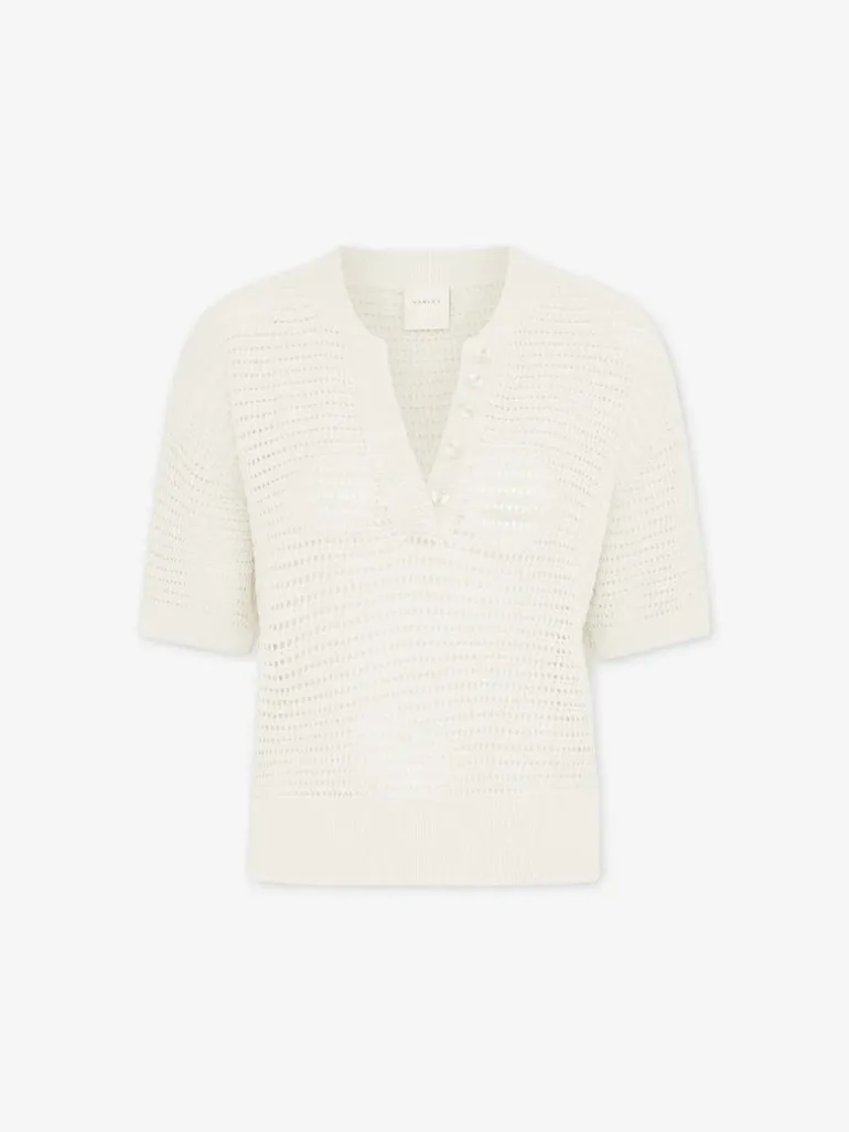 Callie Knit Top - Egret