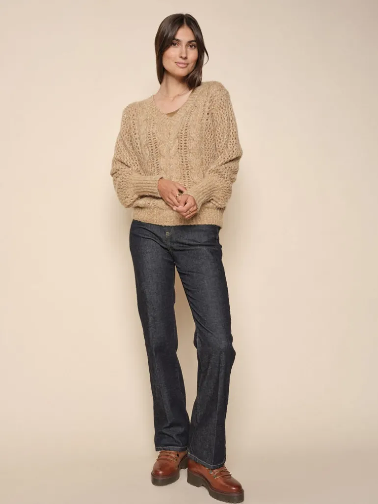 Cecilia Cover Jeans - Dark Blue