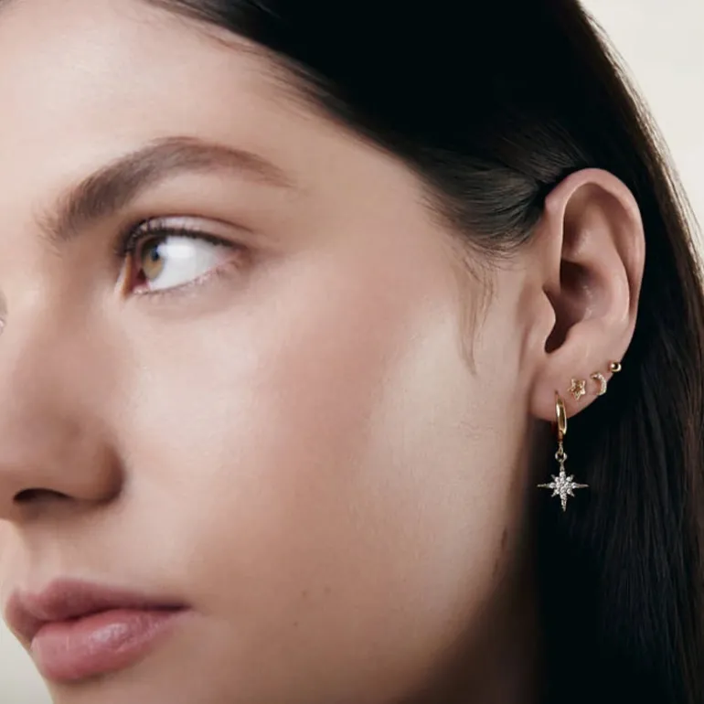 Celestial 6 Pk Ear Party - Gold