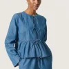 Chamy Shirt Blouse - Medium Blue Denim