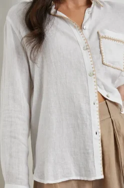 Charli Shirt - White Blanket