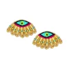 Chaz Clip On Earring - Fushia