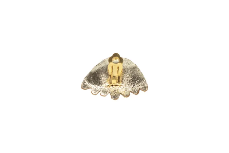 Chaz Clip On Earring - Yellow