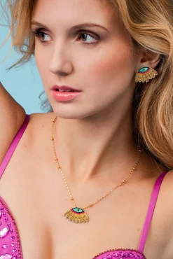 Chazalia Necklace - Fushia