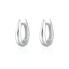 Claw Huggie Earrings - Silver