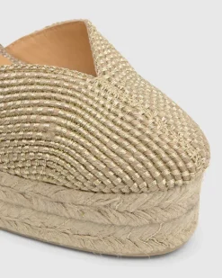 Cora Wedge - Gold Oro