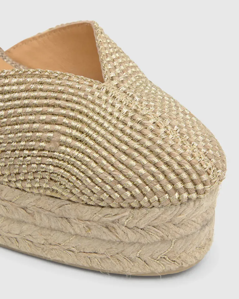 Cora Wedge - Gold Oro