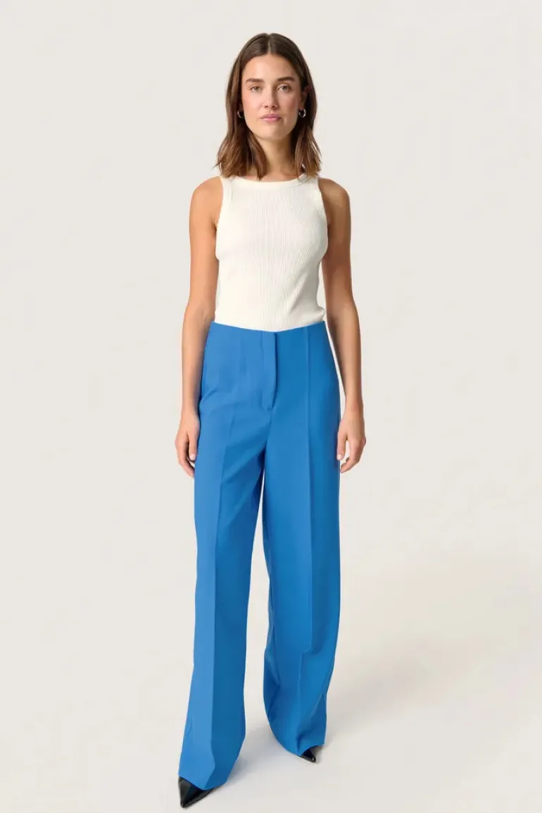 Corinne Wide Long Pants - Palace Blue