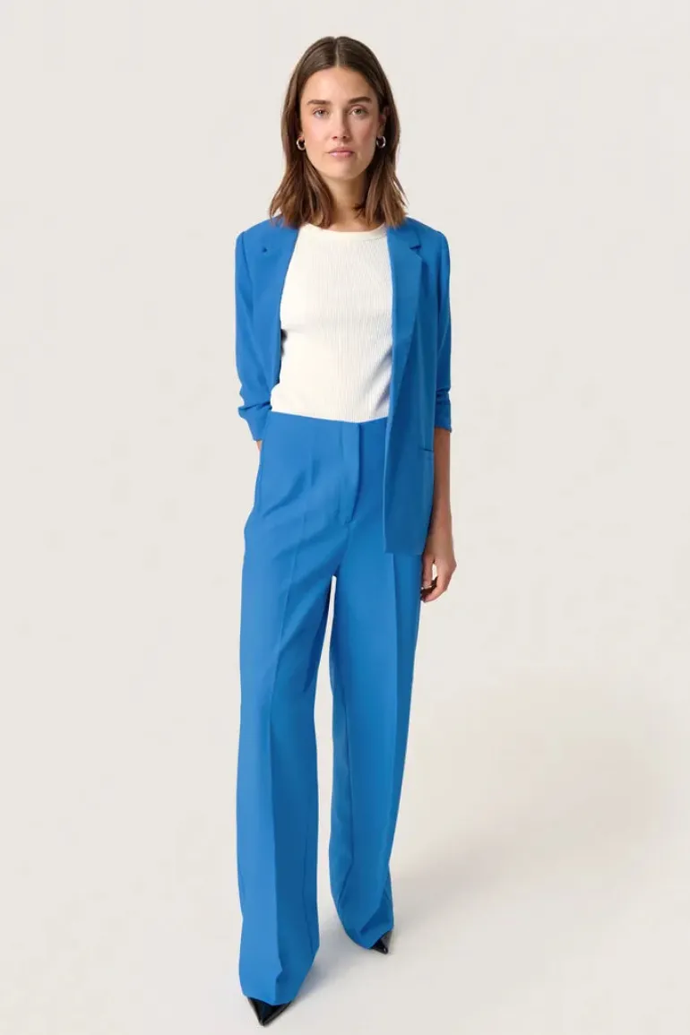 Corinne Wide Long Pants - Palace Blue