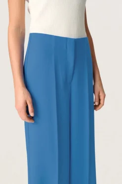Corinne Wide Long Pants - Palace Blue