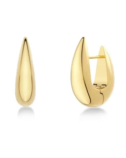 Crest Hoops L Gold