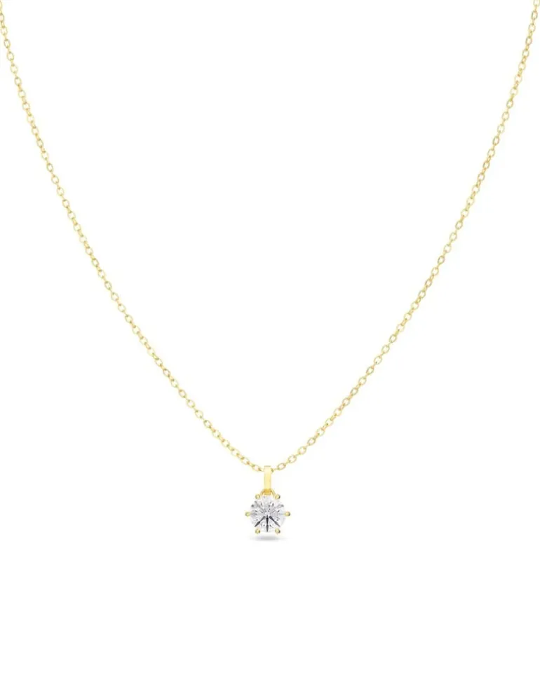 Crown Necklace Gold