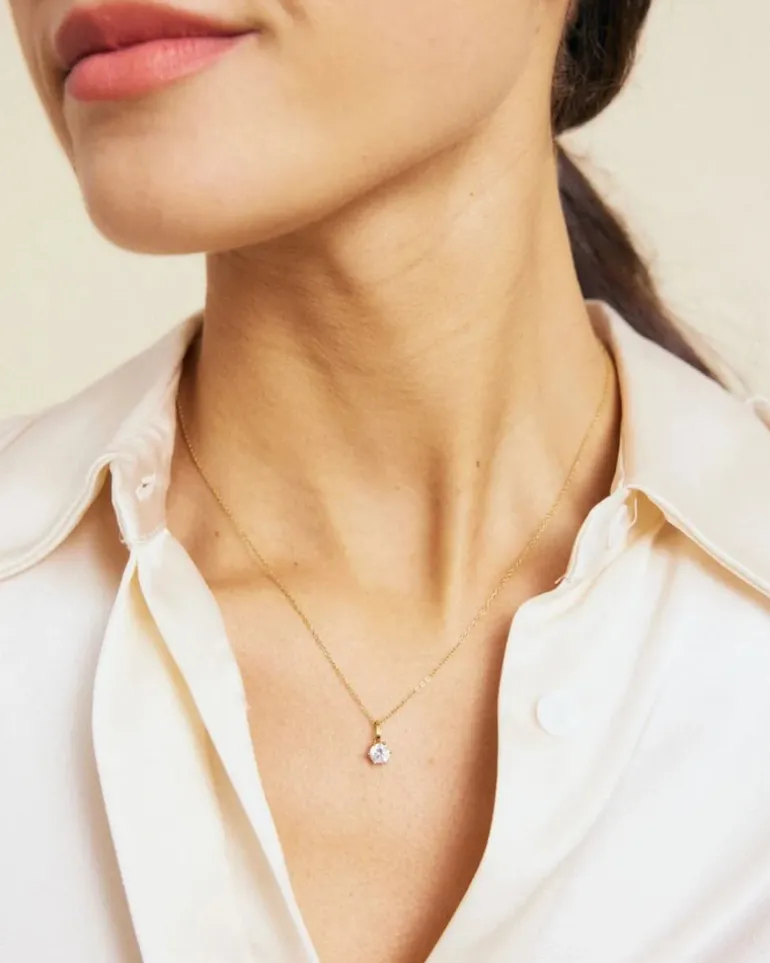 Crown Necklace Gold