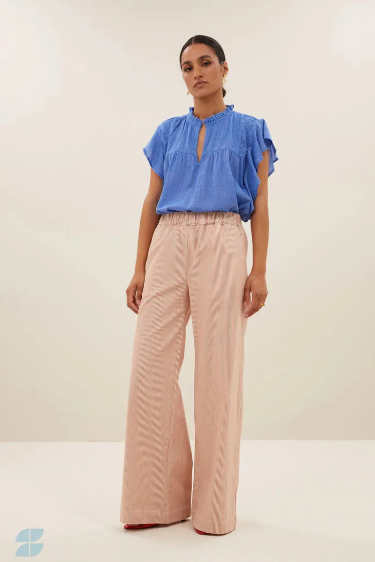 Danee Athia Blouse - Sapphire Blue